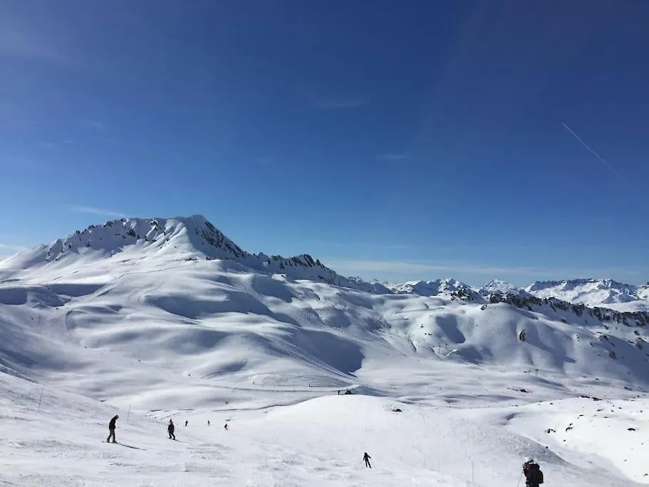 Luxurious Duplex For 4-7P With Large Terrace And Pool In Ski-In Ski-Out 5 Star Residence At Les Arcs 圣莫里斯堡 公寓