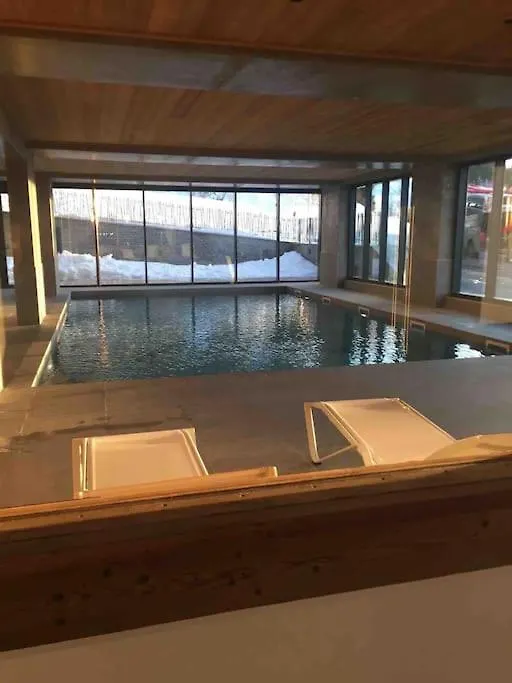 Luxurious Duplex For 4-7P With Large Terrace And Pool In Ski-In Ski-Out 5* Building Bourg-Saint-Maurice France