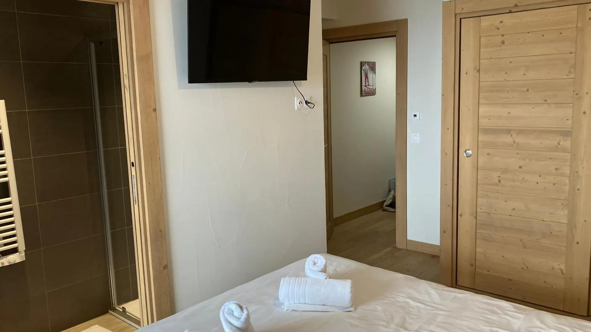 Luxurious Duplex For 4-7P With Large Terrace And Pool In Ski-In Ski-Out 5* Building Bourg-Saint-Maurice Apartmán